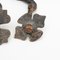 Maniglie antiche moderniste in metallo, catalano, anni '20, set di 4, Immagine 6