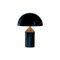 Lampade da tavolo Atollo medie e piccole nere di Vico Magistretti per Oluce, set di 2, Immagine 7