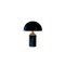 Atollo Medium and Small Black Table Lamps by Vico Magistretti for Oluce, Set of 2, Image 6