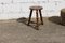 Vintage French Wooden Milking Stool or Plant Stand 3