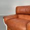 Mid-Century Italian Brown Leather Flou Armchairs by Betti for Habitat IDS, 1970s, Set of 2 5