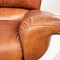 Mid-Century Italian Brown Leather Flou Armchairs by Betti for Habitat IDS, 1970s, Set of 2 8