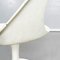 Sillas italianas era espacial redondas de plástico blanco, años 70. Juego de 6, Imagen 12