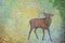 Adrian Smith, Grande scena in un bosco con cervo, Olio su tela, con cornice, Immagine 2