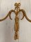 Antique French Rococo Wall Candleholders in Gilt Brass, Set of 2, Image 5