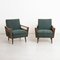 Mid-Century French Armchairs in Teak 1