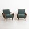 Mid-Century French Armchairs in Teak, Image 1