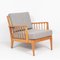 Mid-Century Armchair in Beech by George Stone 1