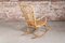 Vintage Boho Rocking Chair in Bamboo, 1960s 4