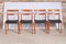 Mid-Century Swedish Dining Chairs in Teak, Set of 4, Image 1