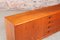 Mid-Century Danish Sideboard in Teak with Carved Rosewood Handles, Image 10