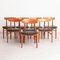 Danish Dining Chairs in Teak from Dyrlund, 1970, Set of 8, Image 1