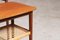 Mid-Century Danish Nesting Tables in Teak with Rattan Magazine Shelf 8