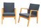 Vintage Hallway Chairs by Alvar Aalto, 1950s, Set of 2 1