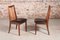 Mid-Century Fresco Afromosia Dining Chairs with Black Vinyl from G-Plan, Set of 6 3