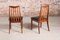 Mid-Century Fresco Afromosia Dining Chairs with Black Vinyl from G-Plan, Set of 6 4