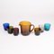 Juice Set by Kaj Franck for Nuutajarvi, Finland, 1954, Set of 8 2