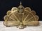 Napoleon III Gilded Bronze Fan Fire Screen 5