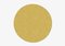 Mustard Circle Plain Rug from Marqqa 1