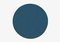 Dark Blue Circle Plain Rug from Marqqa 1