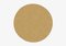Natural Circle Plain Rug from Marqqa, Image 1