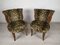 Vintage Leopard Bridge Chairman, Set of 2 2