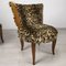 Vintage Leopard Bridge Chair, 2er Set 18