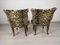 Vintage Leopard Bridge Chair, 2er Set 3