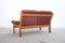 Mid-Century Teak and Leather 2-Seater Sofa from Ekornes, 1970s 5