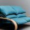 Canapé 2 Places en Tissu Bleu par Alvar Aalto, 1970s 6