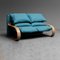 2-Seater Sofa in Blue Fabric by Alvar Aalto, 1970s 1