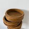 Antique Swedish Wooden Primitive Bowls, Set of 3, Image 10