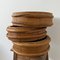 Antique Swedish Wooden Primitive Bowls, Set of 3, Image 8