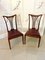 Victorian Mahogany Inlaid Dining Chairs, Set of 10 5