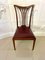 Victorian Mahogany Inlaid Dining Chairs, Set of 10 7