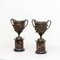 Antique Italian Pompeian Style Tazzas in Bronze, Set of 2, Image 2