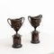 Antike italienische Tazzas im pompejanischen Stil aus Bronze, 2er Set 3