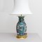 Antique Chinese Table Lamps with Porcelain Base, Set of 2 4