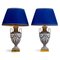 Chinese Table Lamps with Porcelain Bases, 1800, Set of 2 1