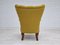 Danish Relax Wool Fabric & Oak Armchair, 1950s 10