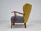 Danish Relax Wool Fabric & Oak Armchair, 1950s 12