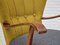 Danish Relax Wool Fabric & Oak Armchair, 1950s, Image 3