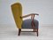 Danish Relax Wool Fabric & Oak Armchair, 1950s 7