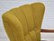 Danish Relax Wool Fabric & Oak Armchair, 1950s 16
