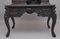 19th Century Highly Carved Japanese Desk and Chair, Set of 3, Image 2