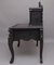 19th Century Highly Carved Japanese Desk and Chair, Set of 3 3