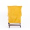Antique Wingback Chair in Yellow 5