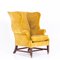 Antique Wingback Chair in Yellow 2