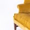 Antique Wingback Chair in Yellow 6