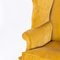 Antique Wingback Chair in Yellow 7